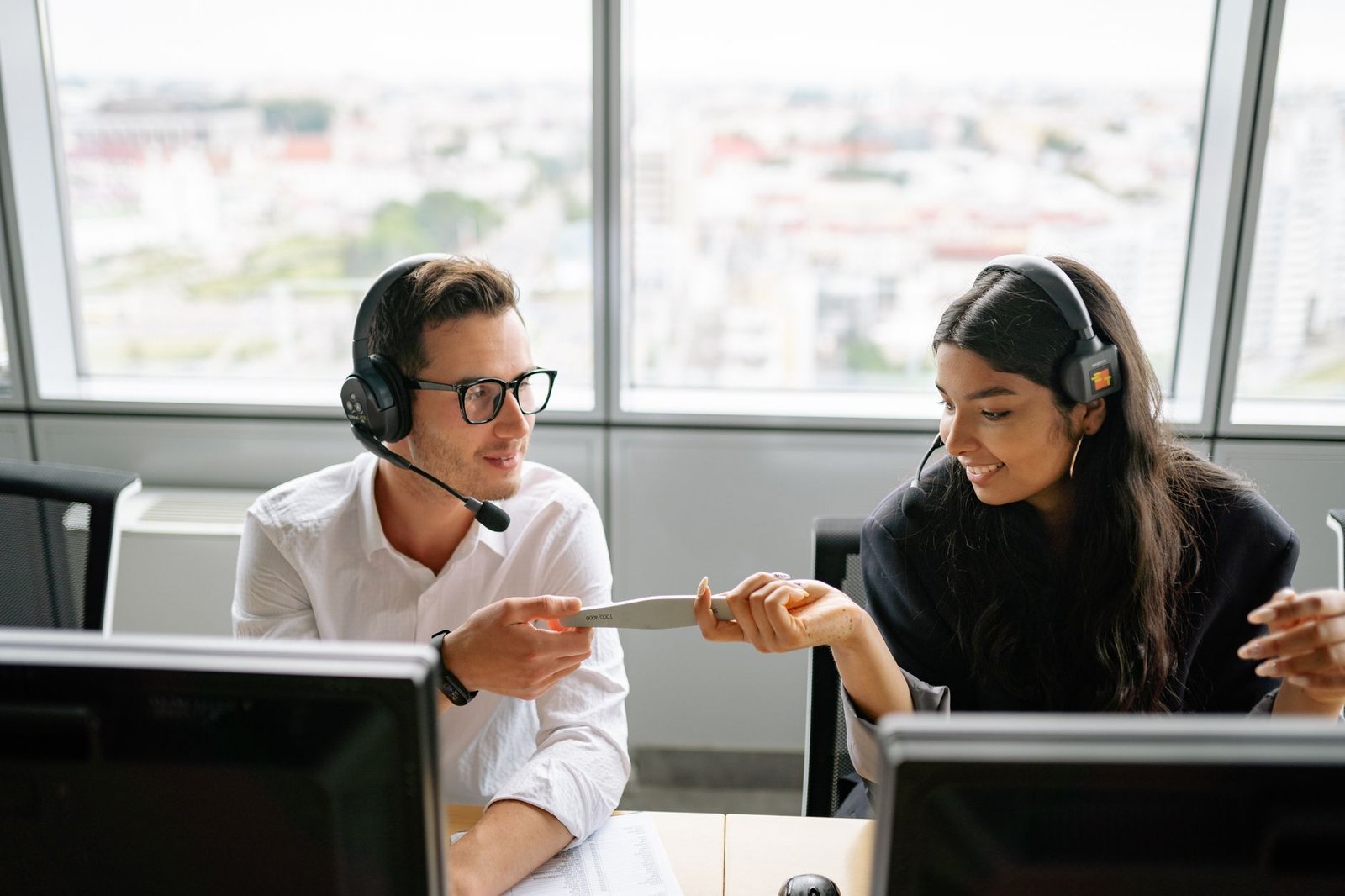 Customer support team working from a shared inbox